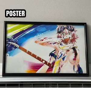 FLCL Haruko Haruhara Anime Poster